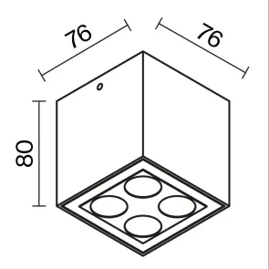 Ceiling lamp O309CL-L8GF3K