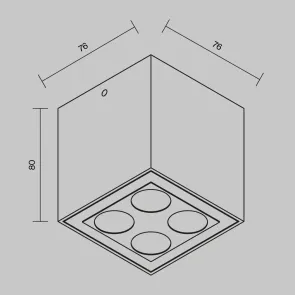 Ceiling lamp O309CL-L8GF3K