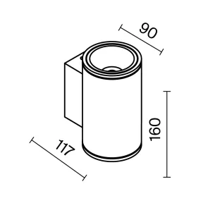 Wall lamp O303WL-L10W3K