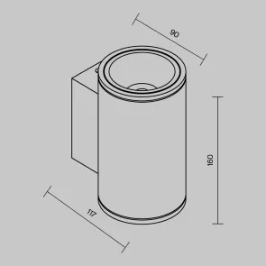 Wall lamp O303WL-L10W3K