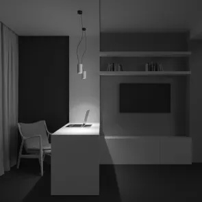Pendant luminaire P089PL-15W3K-W