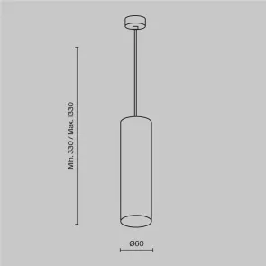 Pendant luminaire P075PL-01B