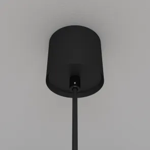 LED pendant light 5W 4000K black and white MAYTONI P039PL-5W4K-10-B