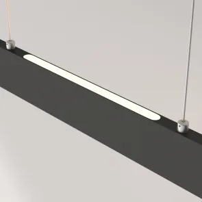 LED pendant light 23W 3000K black MAYTONI P010PL-L23B