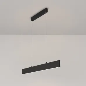 LED pendant light 23W 3000K black MAYTONI P010PL-L23B