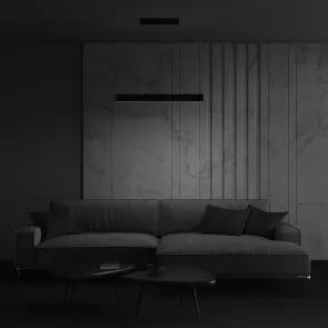 LED pendant light 23W 3000K black MAYTONI P010PL-L23B