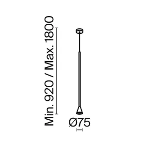 Pendant luminaire P064PL-01W