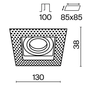 Downlight DL003-01-W