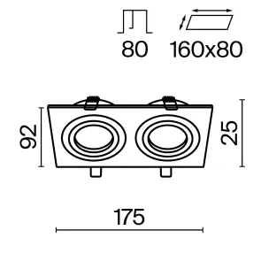 Downlight DL024-2-02W