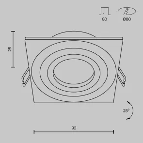 Downlight DL024-2-01B