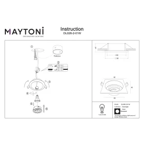 Downlight DL026-2-01W