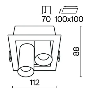Downlight DL094-02-7W3K-B