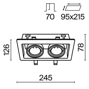 Downlight DL008-2-02-W