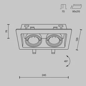 Downlight DL008-2-02-W