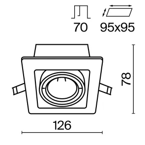 Downlight DL008-2-01-W