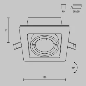 Downlight DL008-2-01-W