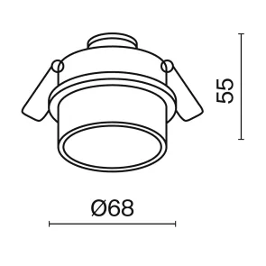Downlight DL050-01W