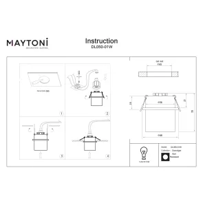 Downlight DL050-01W