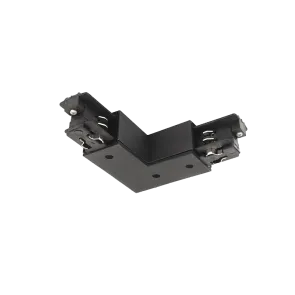 GREEN TECH L Connector for Three-Phase Rail Green Tech, Black Color - TL01-BK