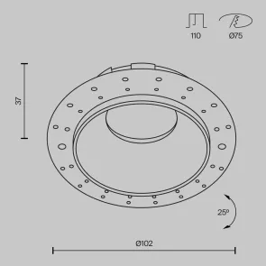 Downlight DL051-U-2W