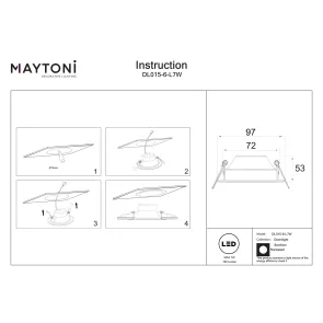 Vgradna svetilka DL015-6-L7W