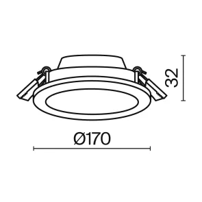 Vgradna svetilka DL016-6-L12W