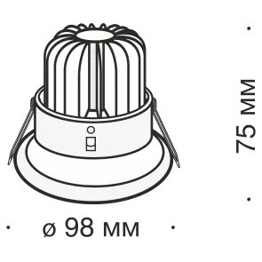 Downlight DL031-2-L8B