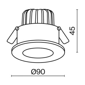 Vgradna svetilka DL038-2-L7B4K