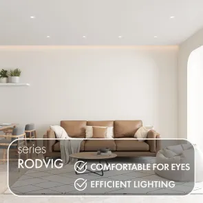 Kvadratna vgradna svetilka GU10 bela DK-EU-3071-WH