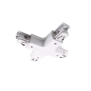 GREEN TECH Connector X for three-phase rail Green Tech, white color - TX01-WH
