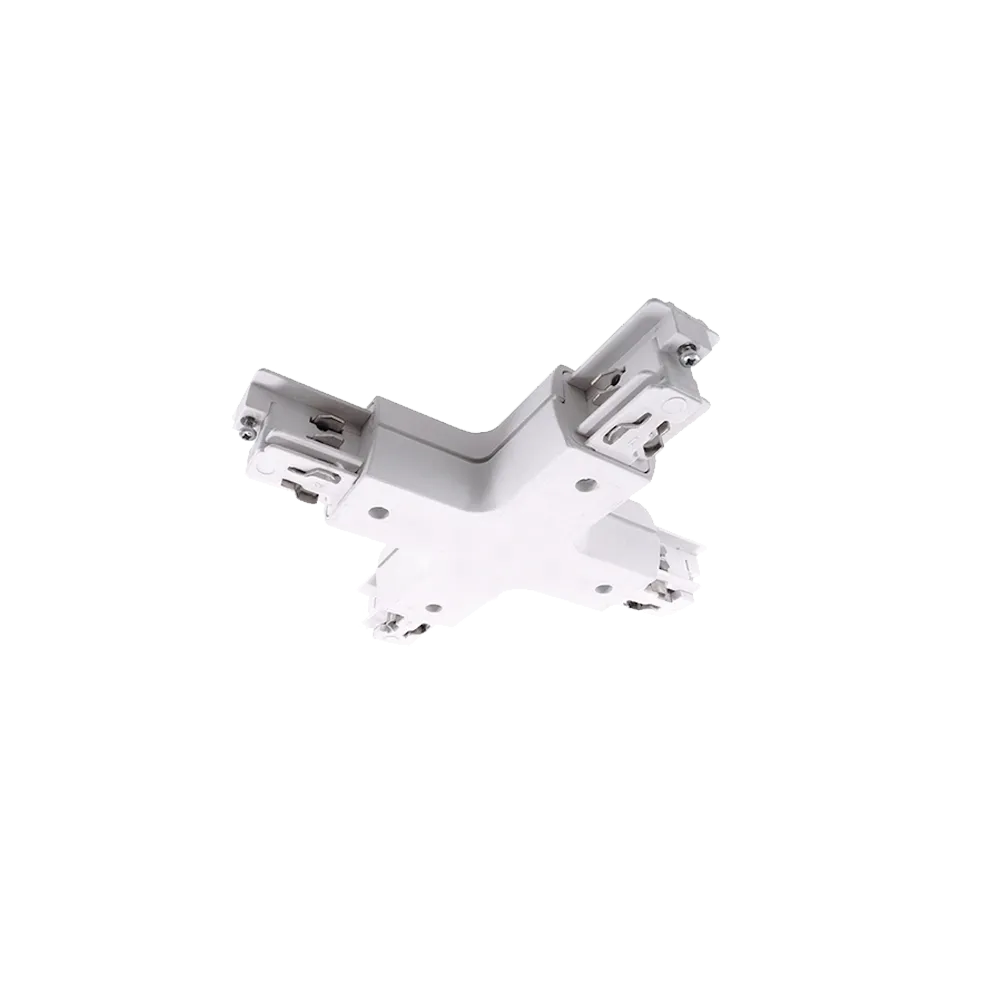 GREEN TECH Connector X for three-phase rail Green Tech, white color - TX01-WH