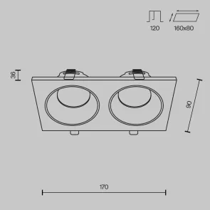 Downlight DL033-2-02W