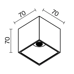 Stropna svetilka C065CL-L12W4K