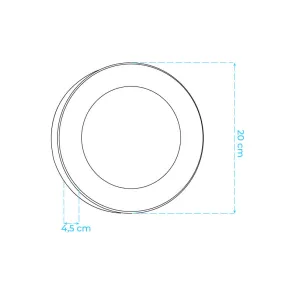 GREEN TECH LED outdoor wall lamp Green Tech 12W, 3000K, IP54 - VIRGINIA