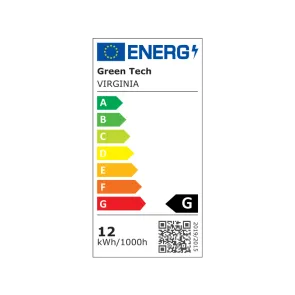 GREEN TECH LED outdoor wall lamp Green Tech 12W, 3000K, IP54 - VIRGINIA