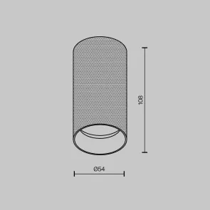 Ceiling luminaire C080CL-01-GU10-MG