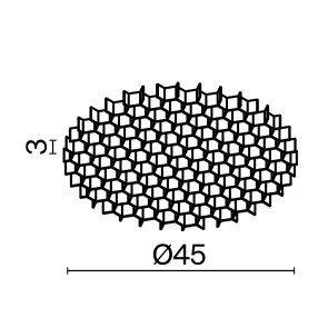 HoneyComb-D45 Light Filter