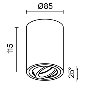 Stropna svetilka C016CL-01W