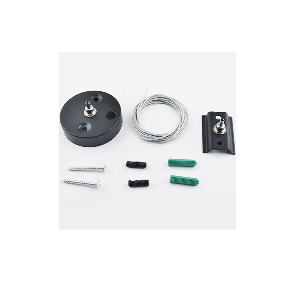 GREEN TECH Suspension for Rail Lighting Green Tech, black color, length 1 m - WD01-1-BK