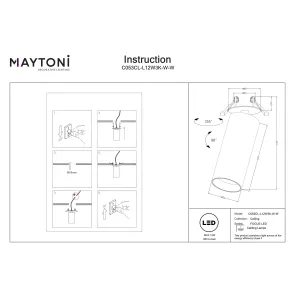 Downlight C053CL-L12W3K-W-W