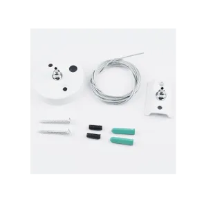 GREEN TECH Suspension for rail lighting Green Tech white color, length 2 m - WD01-2-WH