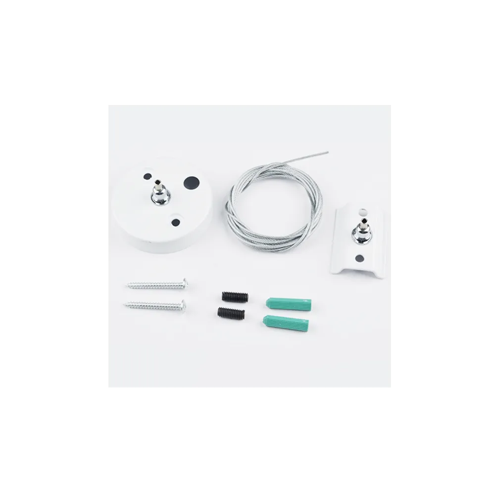 GREEN TECH Suspension for rail lighting Green Tech white color, length 2 m - WD01-2-WH