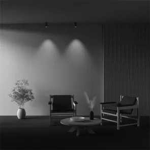 Ceiling luminaire C056CL-L12W3K-W-BS