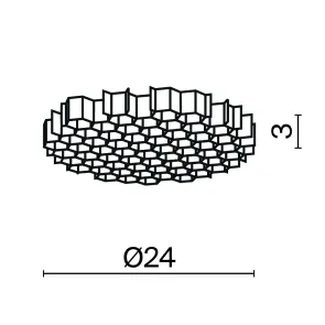 HoneyComb-D24 Light Filter
