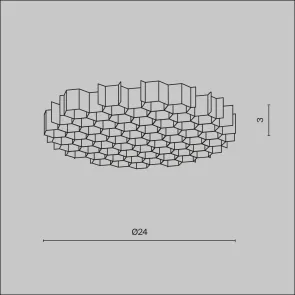 HoneyComb-D24 Light Filter