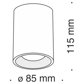 Stropna svetilka C012CL-01B