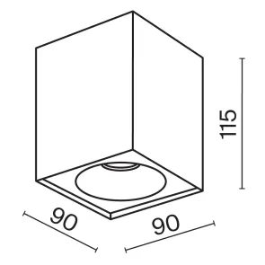 Stropna svetilka C030CL-01B