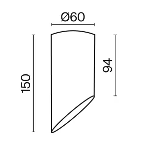 Stropna svetilka C044CL-01-15GU10-W
