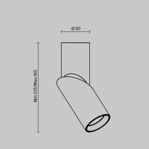 Ceiling luminaire C027CL-L10B