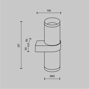 Wall luminaire C069WL-02MG